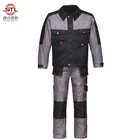 contrast color workwear working work wear uniform industrial uniforms clothes for engineer mechan workshop
