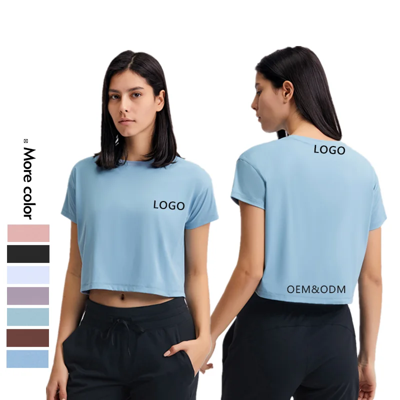 Xsunwing Custom LOGO Woman Run Tee Essentials T Shirts Crewneck Tee Stretch Sports crop Top Moisture Wicking Perfomance T Shirt
Xsunwing Custom LOGO Woman Run Tee Essentials T Shirts Crewneck Tee Stretch Sports crop Top Moisture Wicking Perfomance T Shirt