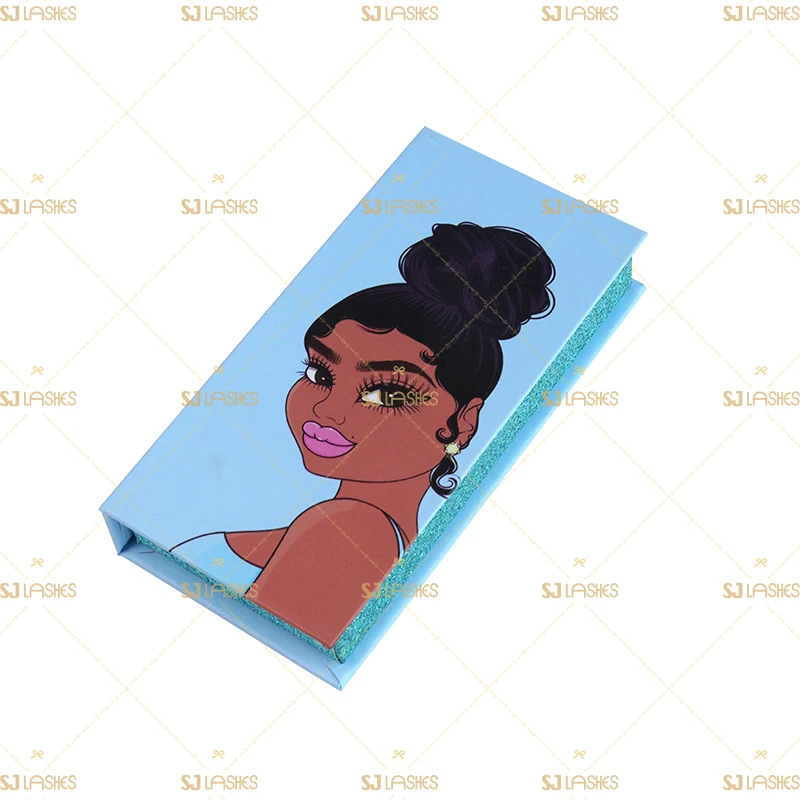 100% human hair lashes cartoon eyelash packaging box luxury, Natural black mink eyelash
100% human hair lashes cartoon eyelash packaging box luxury, Natural black mink eyelash