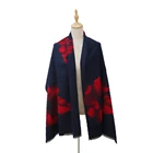 Winter Newest flowers Design Pashmina Jacquard Scarf woman's Scarf Shawl