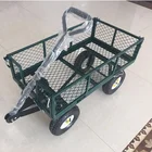 TC1840AH Four wheels folding mesh cart for garden
