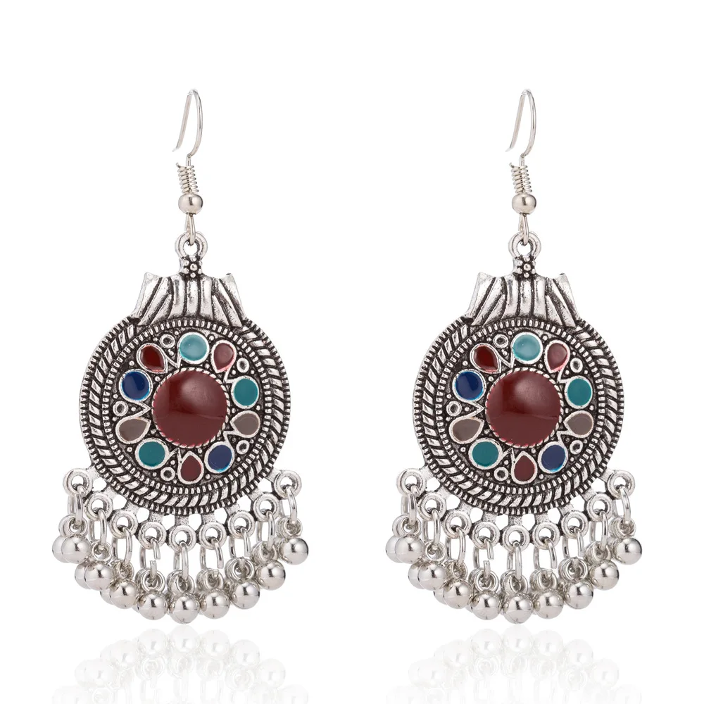JUHU New retro ethnic Bohemia circular water-drop shape alloy ear buckle simple earrings classic metal alloy jewelry for women, Gold
JUHU New retro ethnic Bohemia circular water-drop shape alloy ear buckle simple earrings classic metal alloy jewelry for women, Gold