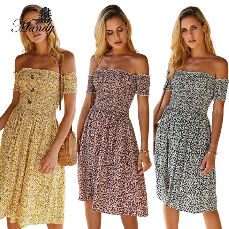2021 New arrival casual flowy short sleeve long dress 
2021 New arrival casual flowy short sleeve long dress