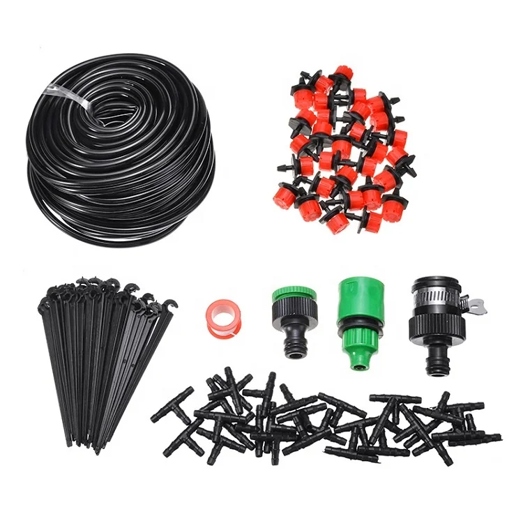 25m Meter Home Automatic Irrigation Sets Garden Self Watering System, Black
25m Meter Home Automatic Irrigation Sets Garden Self Watering System, Black