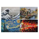 mini 1000 pieces Adult Printing Board Paper Jigsaw Puzzle manufactory with small MOQ