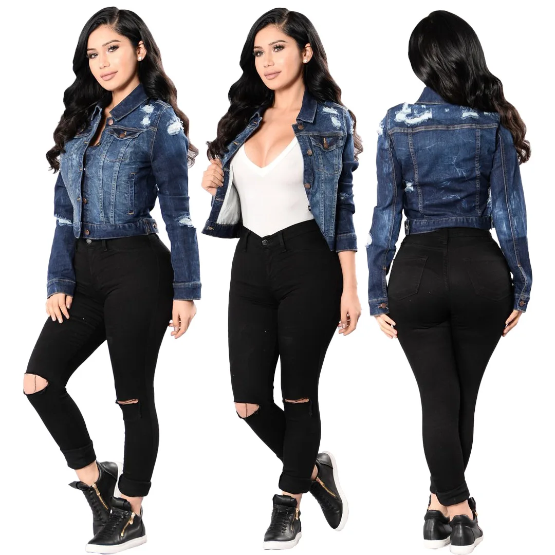 2020 New Arrival Fashion Women Jeans Jackets Short Tops Long Sleeve Denim Coat Vintage Ripped For Women Clothing Plus Size Jacke
2020 New Arrival Fashion Women Jeans Jackets Short Tops Long Sleeve Denim Coat Vintage Ripped For Women Clothing Plus Size Jacke