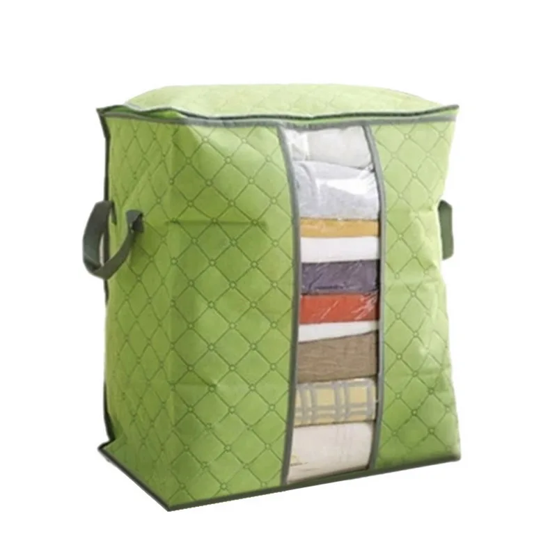 Foldable Large Capacity Clear Window Zipper Thick Fabric Comforter Blankets Bedding Storage Bags For Clothes Organizer, As pictures
Foldable Large Capacity Clear Window Zipper Thick Fabric Comforter Blankets Bedding Storage Bags For Clothes Organizer, As pictures