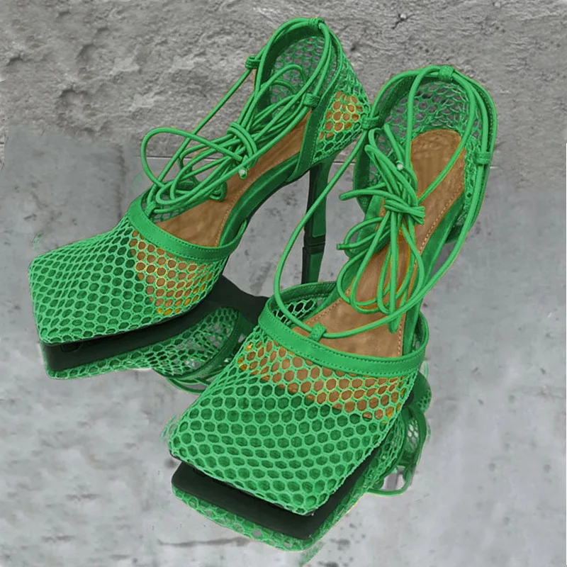 2021 European &American fashion sandals mesh breathable square headband women's High Heels Size 35-42 Square head women's hig
2021 European &American fashion sandals mesh breathable square headband women's High Heels Size 35-42 Square head women's hig
