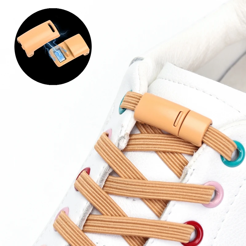 Multicolor Magnetic Lock Shoelaces Elastic No tie Shoe laces Sneakers Shoe lace Metal Tips Quick Laces
Multicolor Magnetic Lock Shoelaces Elastic No tie Shoe laces Sneakers Shoe lace Metal Tips Quick Laces