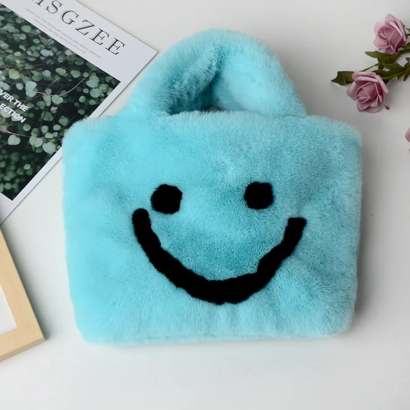 Hot Sale New Style Smile Face Faux Fur Bag Women Faux Rabbit Fur Handbag torybruch handbags large handbags for women 2020, White
Hot Sale New Style Smile Face Faux Fur Bag Women Faux Rabbit Fur Handbag torybruch handbags large handbags for women 2020, White