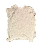 Recycled absorbent quality cleaning cloth fabric 10 20 100 kg white 100%cotton t shirts rags