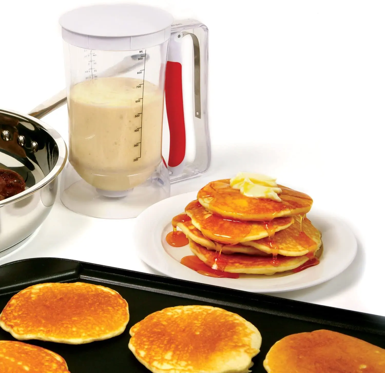 amazon kitchen accessories automatic batter mixer dispenser muffin batter dispenser, White
amazon kitchen accessories automatic batter mixer dispenser muffin batter dispenser, White