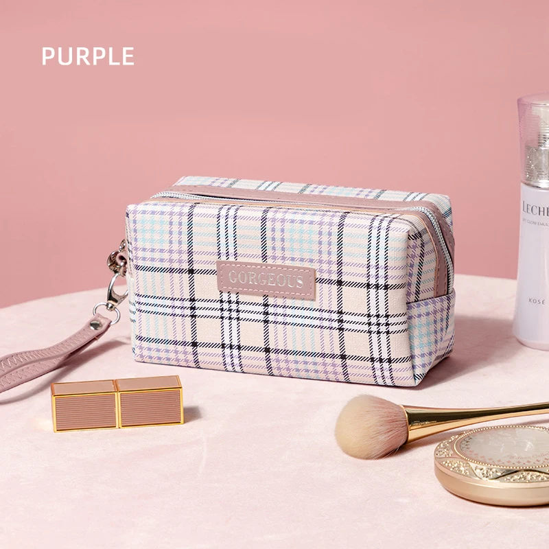 Custom Logo Square Portable large Capacity Color Plaid Envelope Handle Make Up Travel Bag Cosmetic Bags, 24 colors
Custom Logo Square Portable large Capacity Color Plaid Envelope Handle Make Up Travel Bag Cosmetic Bags, 24 colors