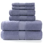 Terry 6pcs Terry Cotton Hotel Towel Set