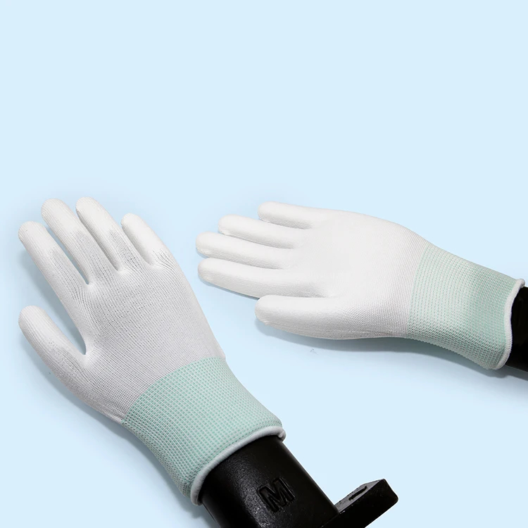 Custom logo 13 gauge polyester knitted liner pu palm fit coating anti slip mechanic work safety gloves, White
Custom logo 13 gauge polyester knitted liner pu palm fit coating anti slip mechanic work safety gloves, White