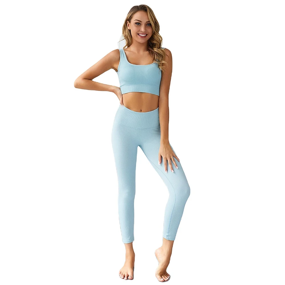 Summer fitness yoga suit professional running seamless fitness clothing bra pants sportswear two sets, Customized colors
Summer fitness yoga suit professional running seamless fitness clothing bra pants sportswear two sets, Customized colors
