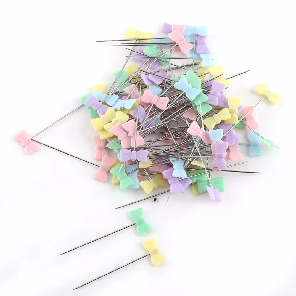100Pcs/lot Sewing Accessories Patchwork Pins Sewing Pin With Box DIY Sewing Patchwork Pins Quilting tool