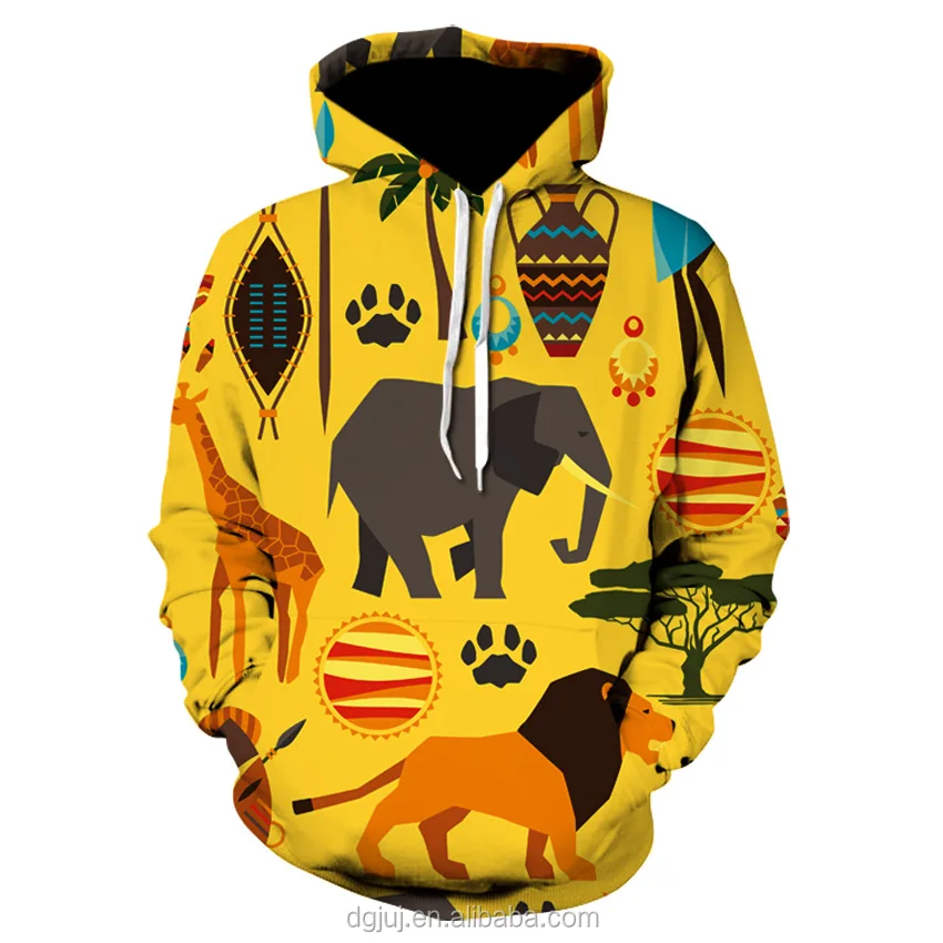 autumn and winter new creative hooded sweater two colors flame
