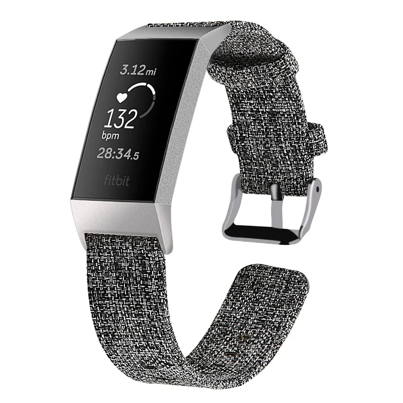 for Fitbit Charge 3 4 Fashionable Nylon Fabric Woven Wristband With Metal Buckle Canvas Watch Band
for Fitbit Charge 3 4 Fashionable Nylon Fabric Woven Wristband With Metal Buckle Canvas Watch Band