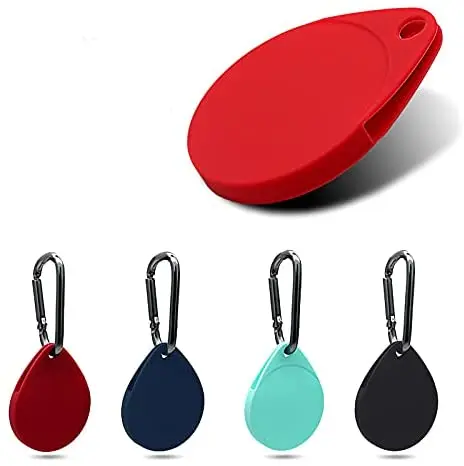 Soft Protector Cover with Key chain Ring Silicone Case Compatible for Apple Air Tag, Mixed color
Soft Protector Cover with Key chain Ring Silicone Case Compatible for Apple Air Tag, Mixed color
