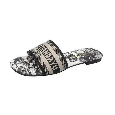 2021 new D home embroidered letter slippers holiday beach slippers, As shown in figure
2021 new D home embroidered letter slippers holiday beach slippers, As shown in figure