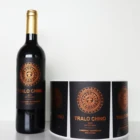 Custom adhesive printed paper wine label for wine bottle of Travlo Chino