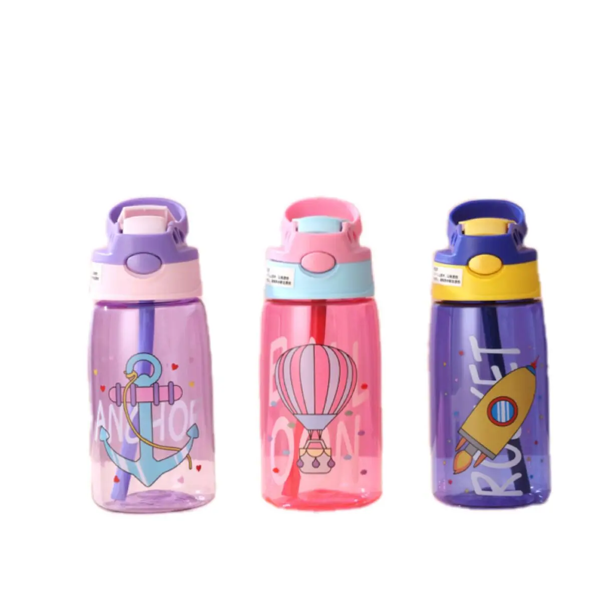 Popular Cartoon Children's Plastic Motivational Sports Drinking Water Bottle Duck Mouth Cup with Straw for Kids
Popular Cartoon Children's Plastic Motivational Sports Drinking Water Bottle Duck Mouth Cup with Straw for Kids