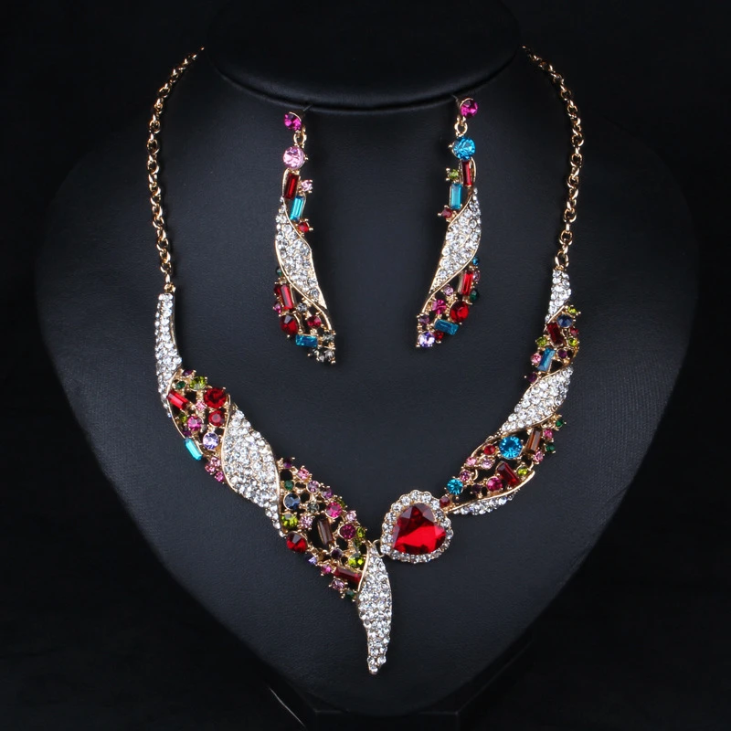 High Quality Jewelry set Luxury Statement Necklaces Collar Silver Chain Crystal Choker Necklaces Women
High Quality Jewelry set Luxury Statement Necklaces Collar Silver Chain Crystal Choker Necklaces Women
