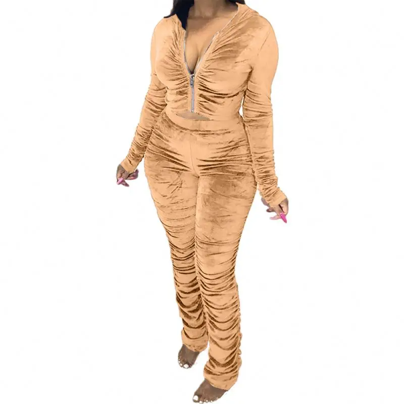 Autumn 2021 Women Trend Clothing Velour Tracksuit Joggers And Hoodie Set Women, Picture
Autumn 2021 Women Trend Clothing Velour Tracksuit Joggers And Hoodie Set Women, Picture