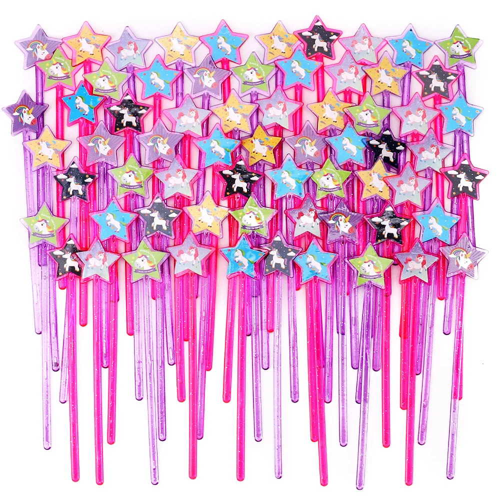 77 pcs Fairy Stick Unicorn Patterns Pentagram Style Plastic Fairy Stick for girls, Pink
77 pcs Fairy Stick Unicorn Patterns Pentagram Style Plastic Fairy Stick for girls, Pink