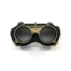 New Fashional Small Rectangular Promotional Fashion Steampunk Round Ladies Vintage Latest Design Customize Sunglasses