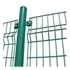 Strong tension powder coating security electric iron wire mesh metal garden fence panels galvanized post 358 fence