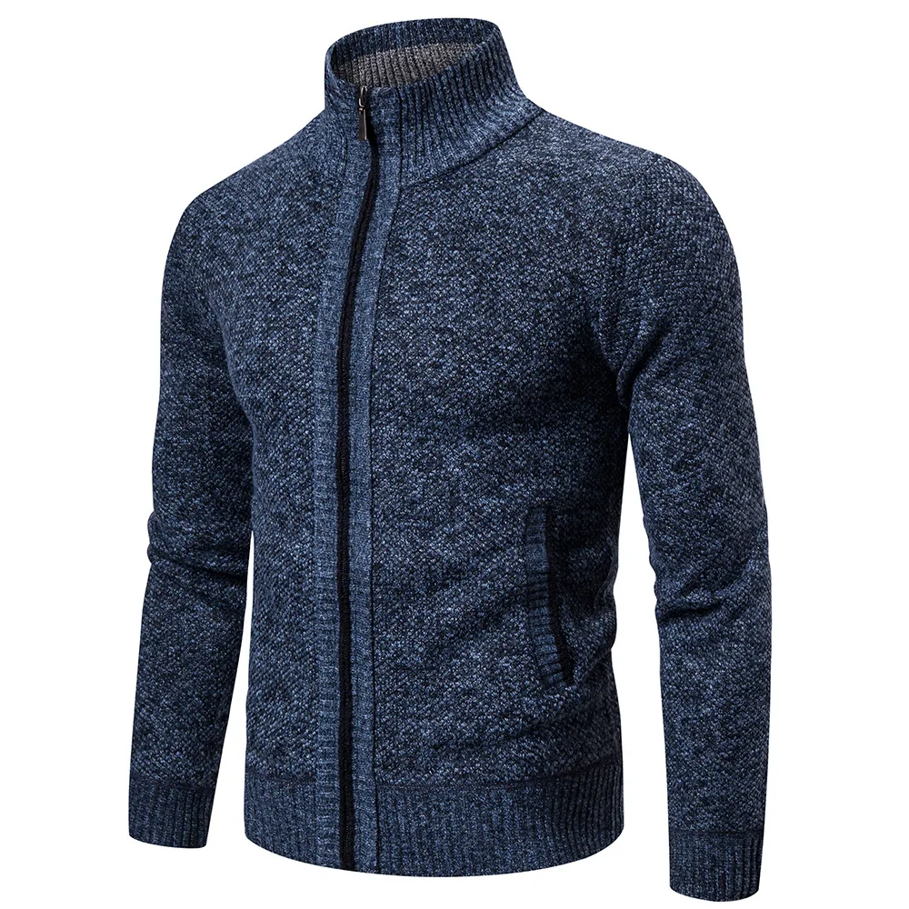 New Trend Men's Cardigan Long Sleeve Knitwear Casual Outdoor Sports Jacket, As shown
New Trend Men's Cardigan Long Sleeve Knitwear Casual Outdoor Sports Jacket, As shown