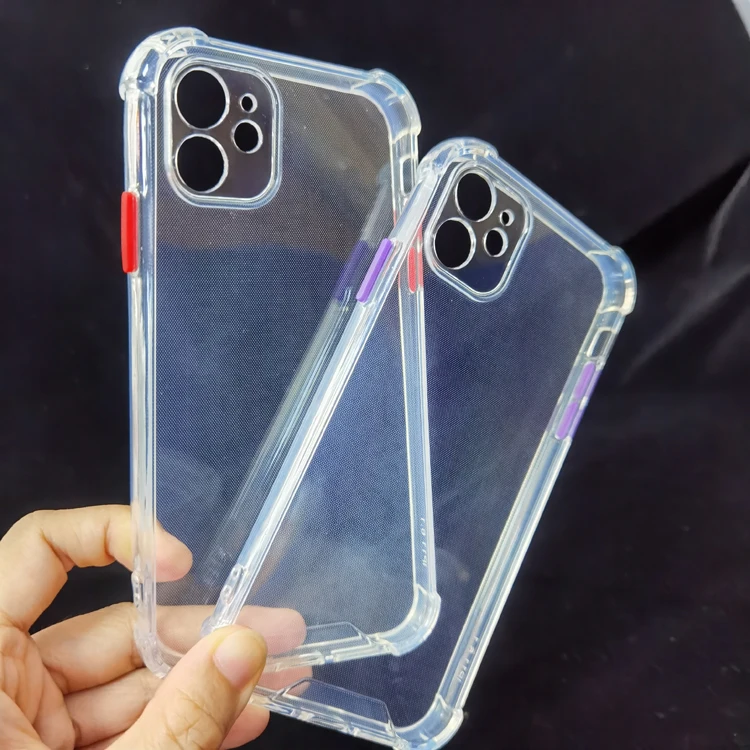 Crystal 2.0mm Colorful Buttons Shockproof Bumper Clear Transparent TPU Cell Mobile Phone Back Cover Case For Oppo C17
Crystal 2.0mm Colorful Buttons Shockproof Bumper Clear Transparent TPU Cell Mobile Phone Back Cover Case For Oppo C17
