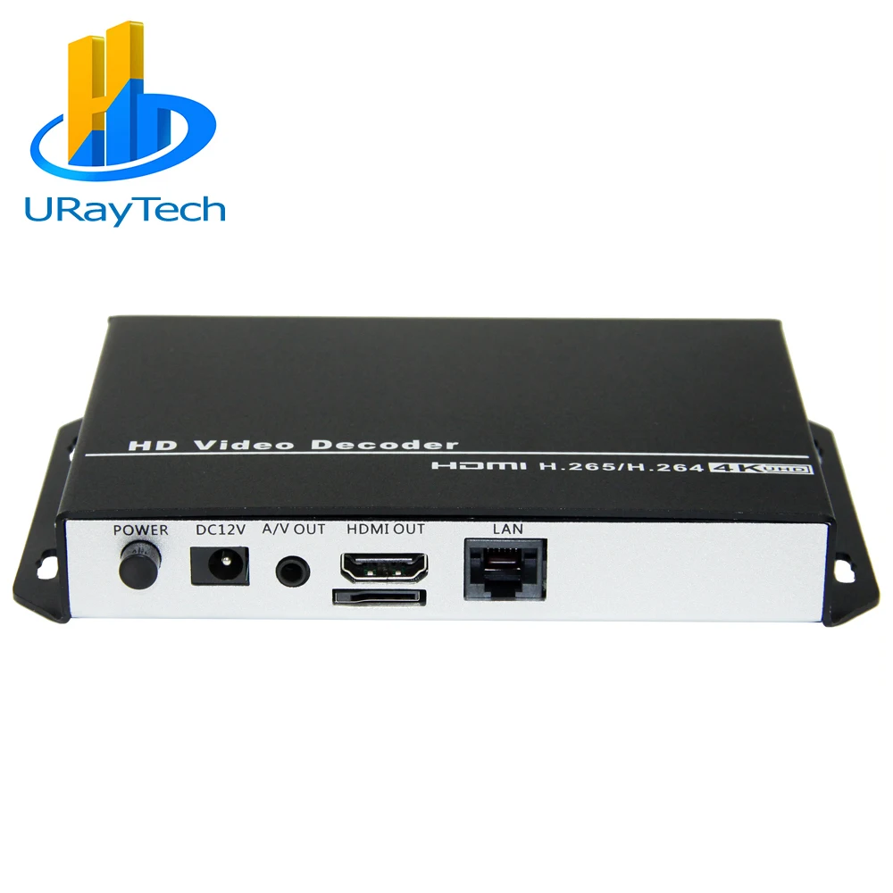 4K Ultra HD H.265 Video Audio Stream Decoder With HDMI CVBS AV RCA Output For IP Camera Live Streaming
4K Ultra HD H.265 Video Audio Stream Decoder With HDMI CVBS AV RCA Output For IP Camera Live Streaming