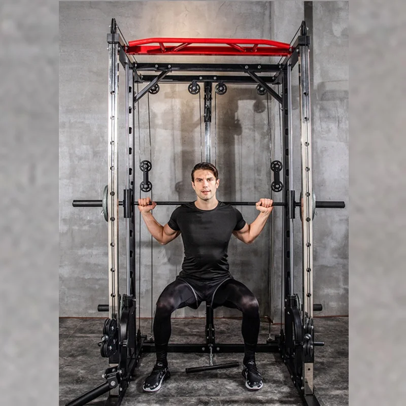 Fitness exercise equipment multi Functional Trainer Squat Rack smiths machine, Customized
Fitness exercise equipment multi Functional Trainer Squat Rack smiths machine, Customized