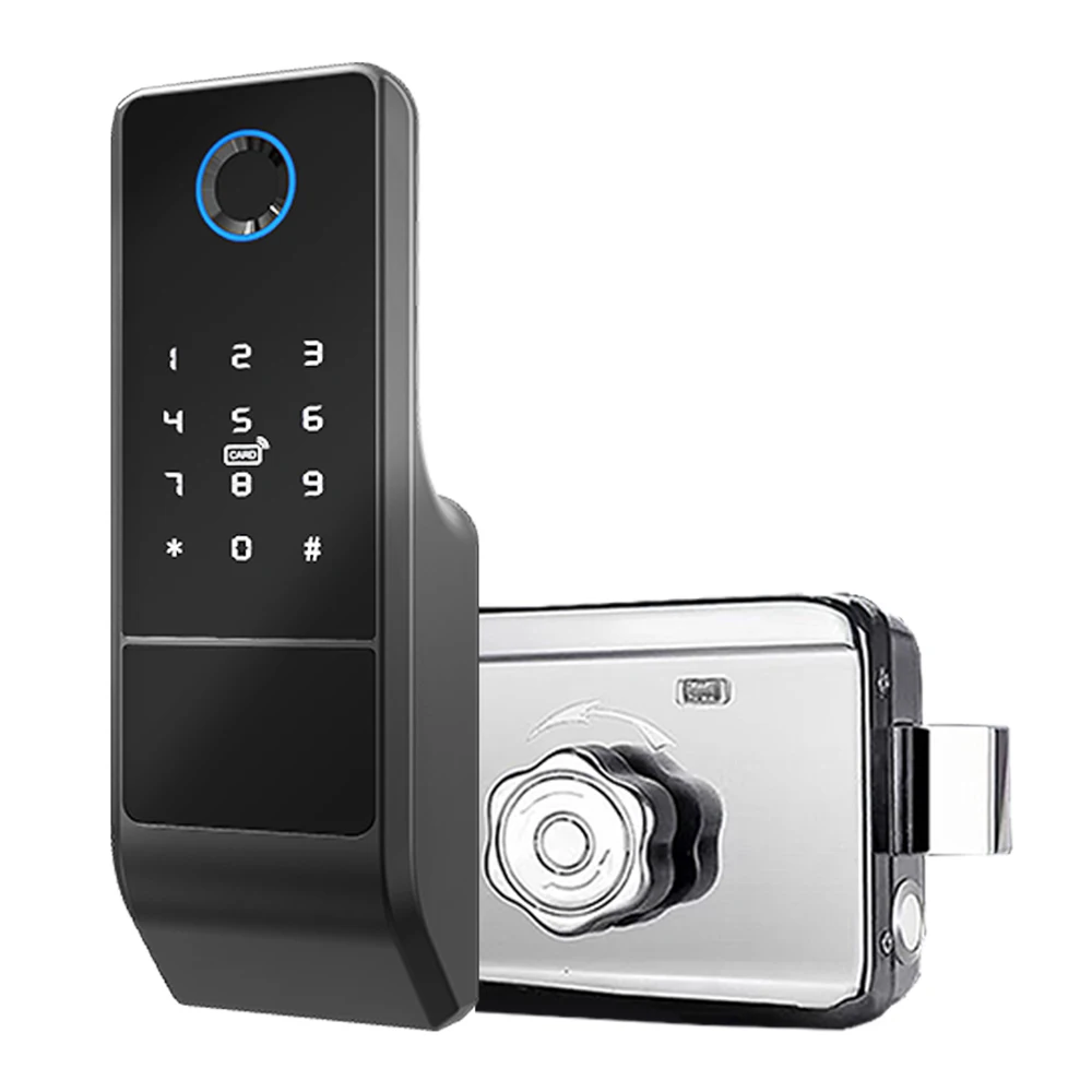 Cheap Mounted Edge Door Lock Wireless WIFI Tuya TTLock BIOMETRIC Smart Fingerprint Door Lock
Cheap Mounted Edge Door Lock Wireless WIFI Tuya TTLock BIOMETRIC Smart Fingerprint Door Lock