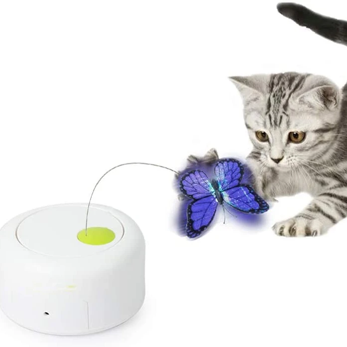 Petprime Interactive Motion Activate Cat Butterfly Toy with One Replacement Flashing Butterflies Toy For Cats
Petprime Interactive Motion Activate Cat Butterfly Toy with One Replacement Flashing Butterflies Toy For Cats