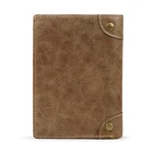 Leather Large Capacity Genuine Leather Card Holder Wallet Men