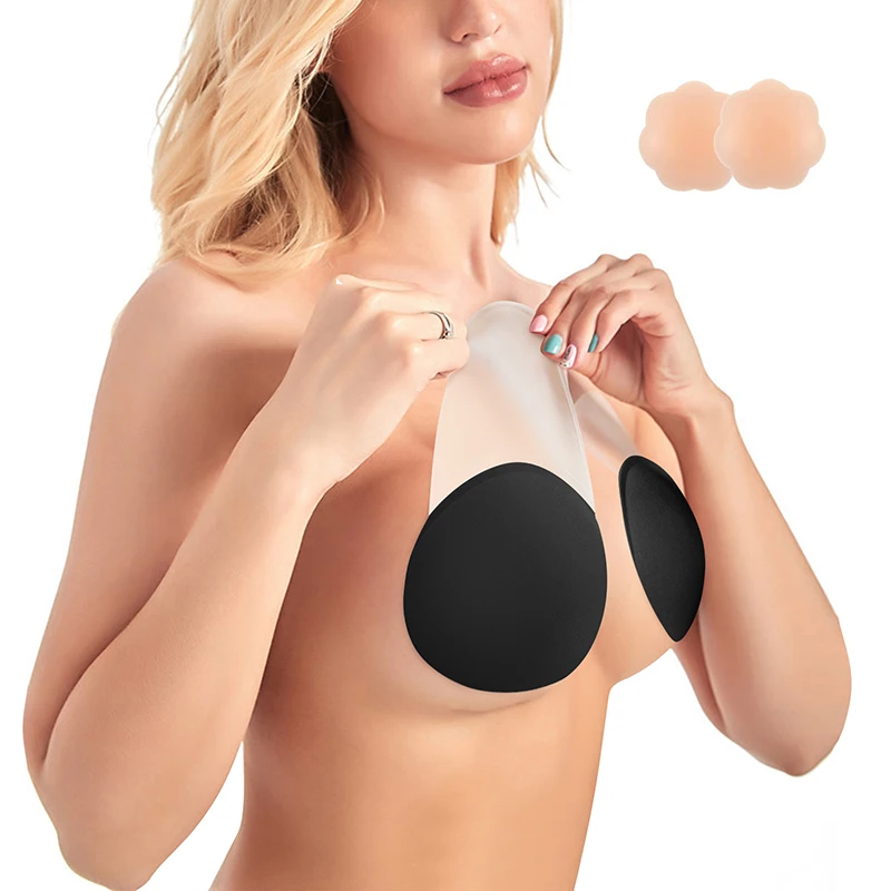 Popular Women Nipple Cover Bra Push Up Breasts Invisible Backless Adhesive Silicone Bra
Popular Women Nipple Cover Bra Push Up Breasts Invisible Backless Adhesive Silicone Bra