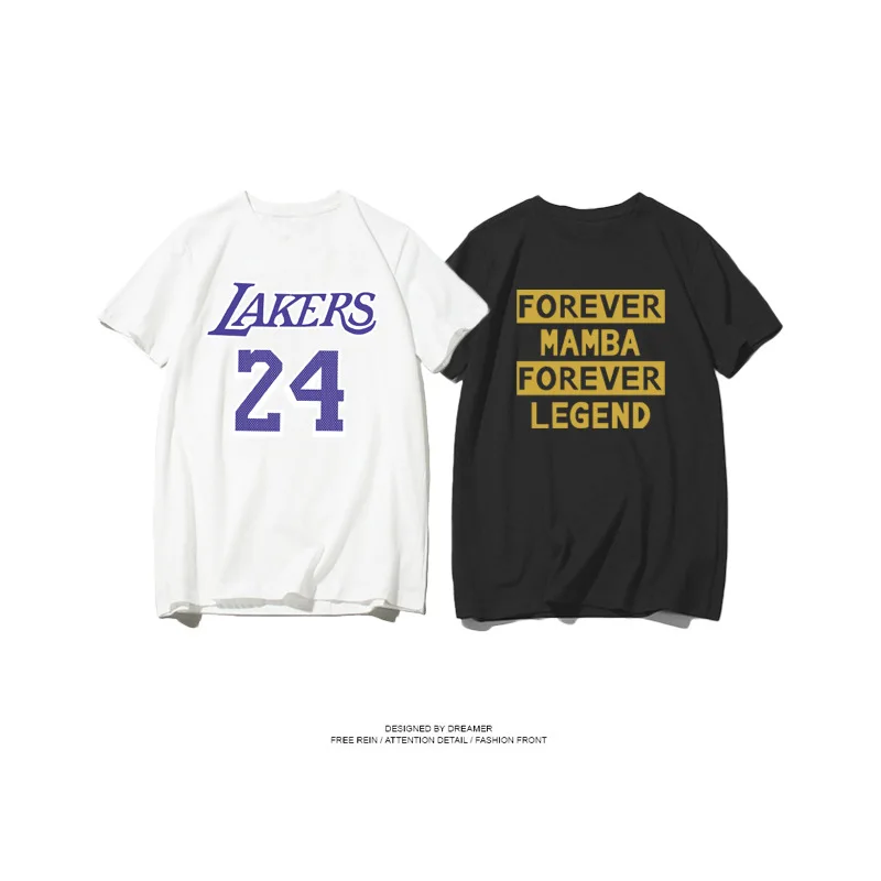 Wholesale Customized Kobe Basketball T-Shirt Men's Summer Cotton Thin Clothing Round Neck Training Short Sleeve, Customized color
Wholesale Customized Kobe Basketball T-Shirt Men's Summer Cotton Thin Clothing Round Neck Training Short Sleeve, Customized color