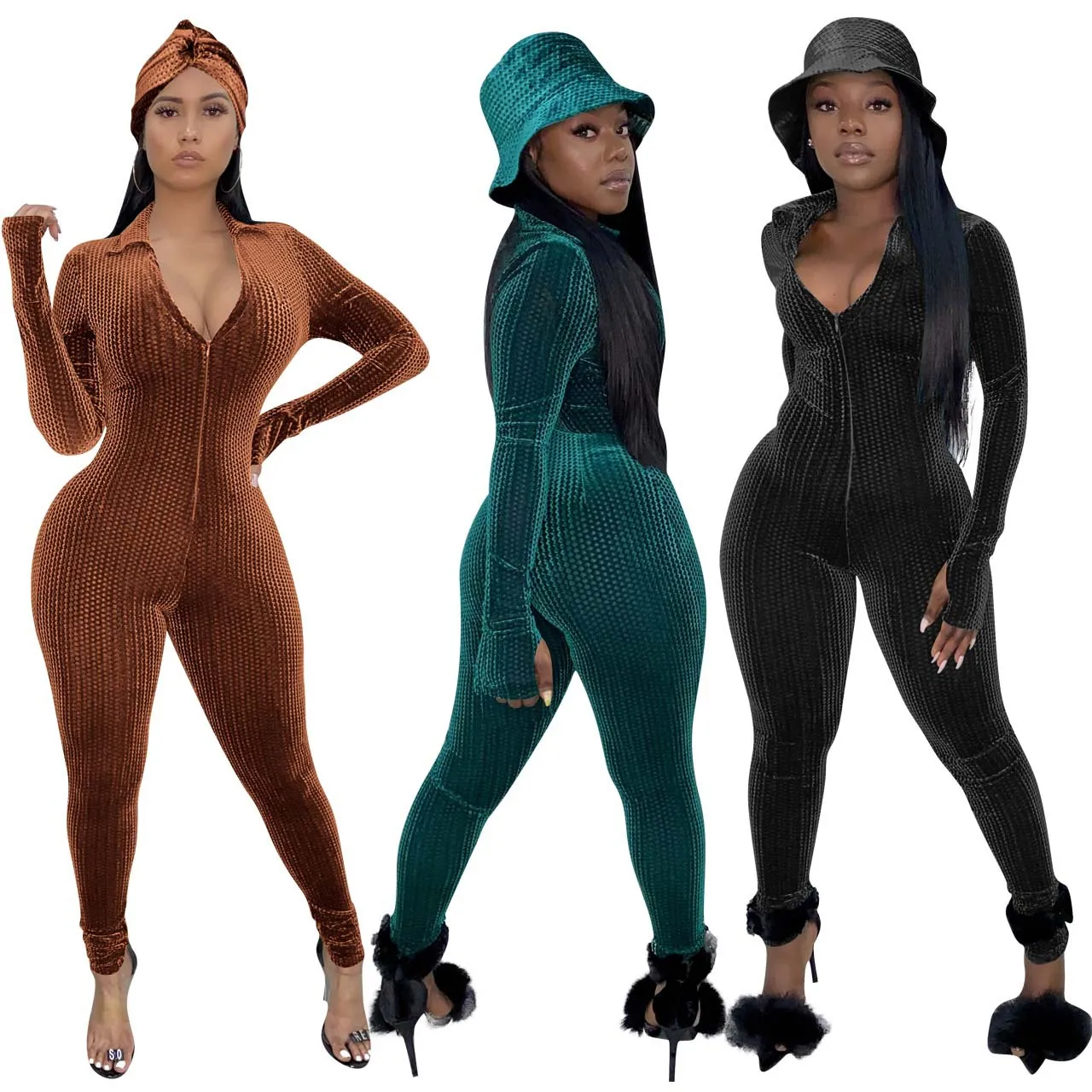 In Stock 2021 New Style Fashion Sexy Casual Solid Color High Elastic 1 Piece Jumpsuit Women, 3 colors
In Stock 2021 New Style Fashion Sexy Casual Solid Color High Elastic 1 Piece Jumpsuit Women, 3 colors