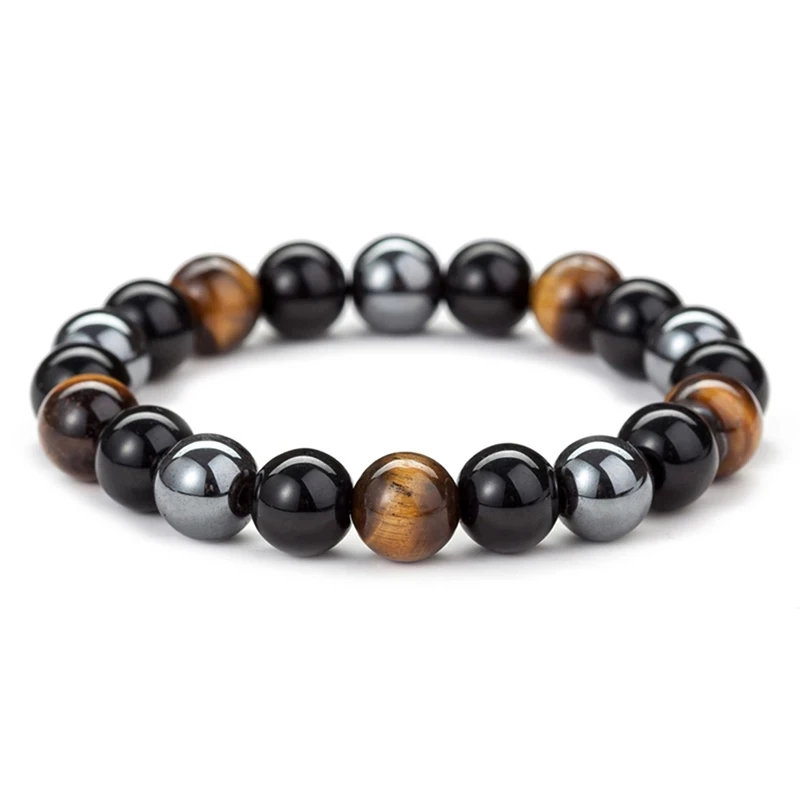 Hematite Stone Natural Stones Charm Bead Bracelet Tiger Eye Stone Bracelets Bangles, Mix
Hematite Stone Natural Stones Charm Bead Bracelet Tiger Eye Stone Bracelets Bangles, Mix
