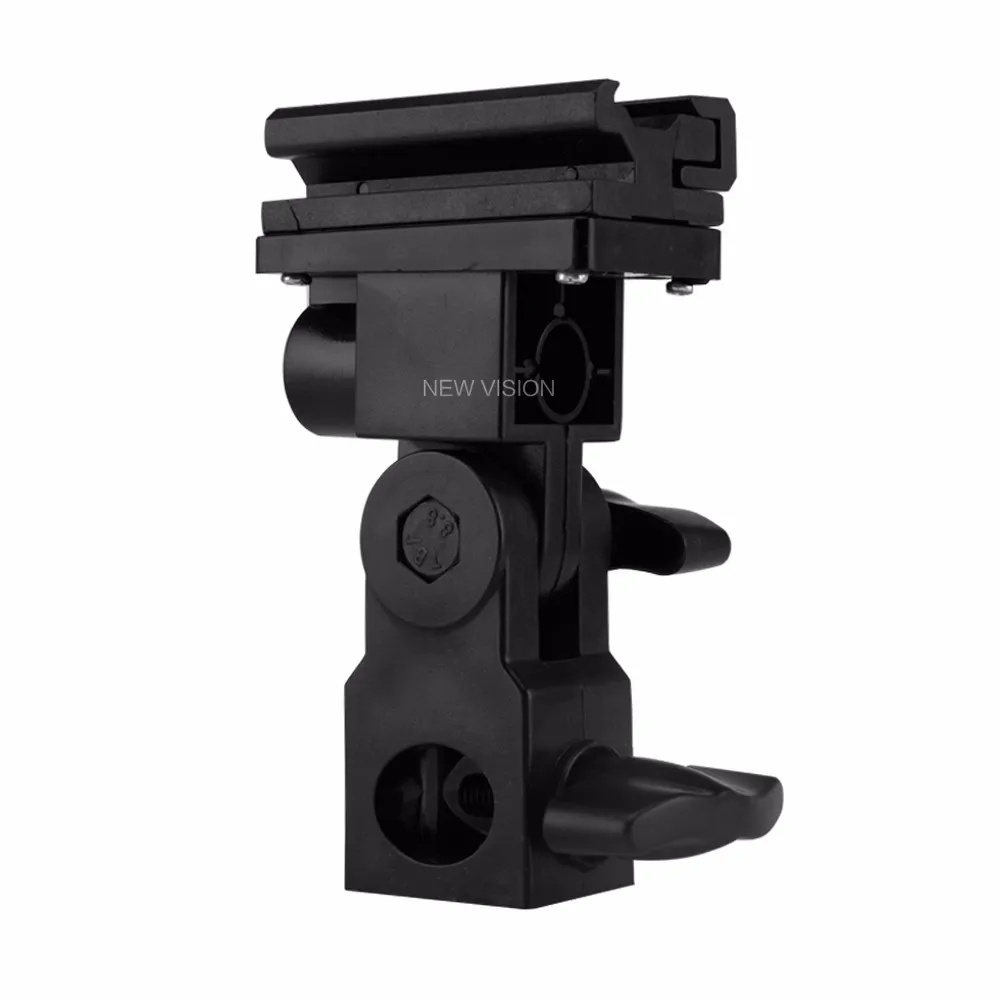 B Type Flash Hot Shoe Adapter Trigger Umbrella Holder Swivel Light Stand Bracket
