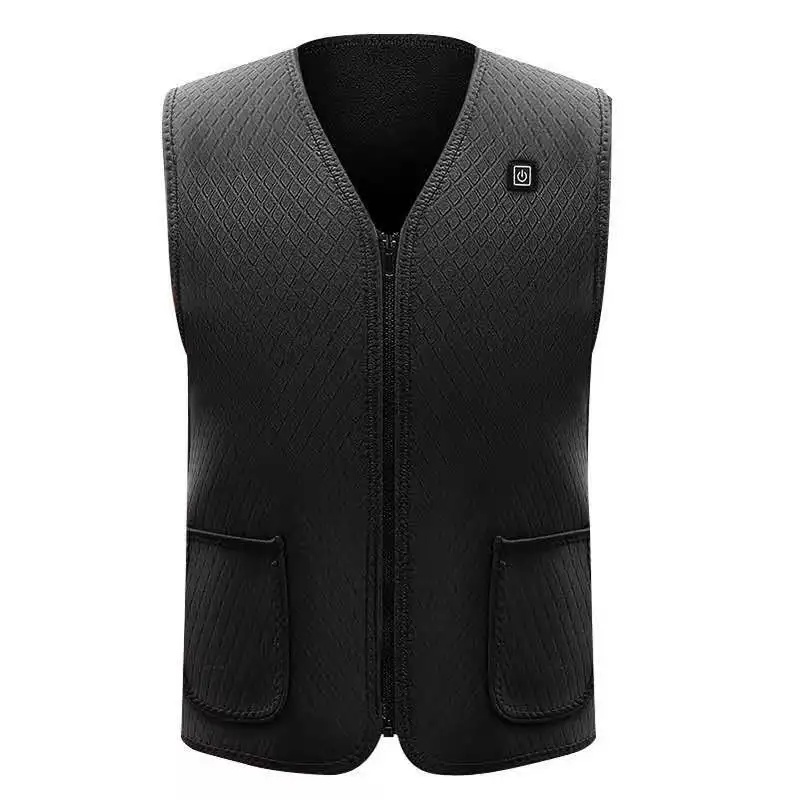 Smart USB rechargeable heating vest winter vest men and women self-heating suit, Black
Smart USB rechargeable heating vest winter vest men and women self-heating suit, Black