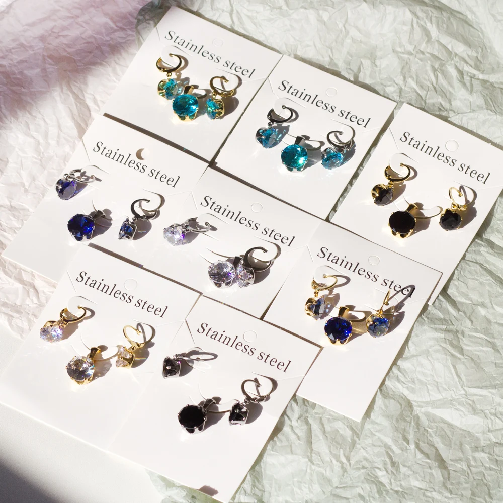 Luxury 18k gold plated Wholesale Colourful Zircon Stainless Steel Jewelry Set For Women
Luxury 18k gold plated Wholesale Colourful Zircon Stainless Steel Jewelry Set For Women