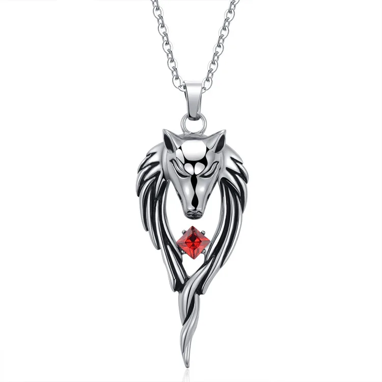 2022 retro domineering crystal necklaces wolf head stainless steel personality rock punk pendant accessories wholesale
2022 retro domineering crystal necklaces wolf head stainless steel personality rock punk pendant accessories wholesale