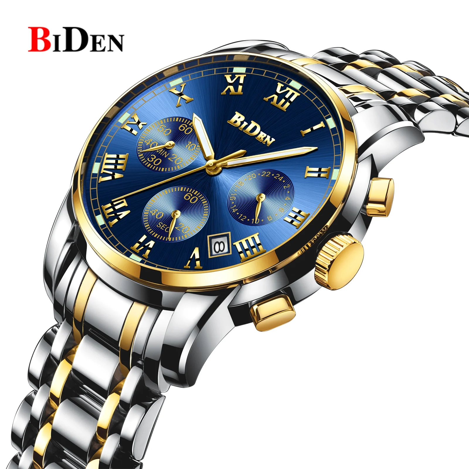 Biden men watches high quality unique business luxury quartz watch with chronograph
Biden men watches high quality unique business luxury quartz watch with chronograph