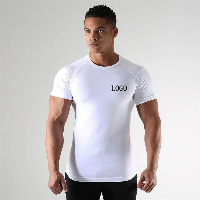 Summer Short Sleeved Mens Sports Fitness Running Training Clothes Elastic Fashion Thin Round Neck T-shirt
Summer Short Sleeved Mens Sports Fitness Running Training Clothes Elastic Fashion Thin Round Neck T-shirt