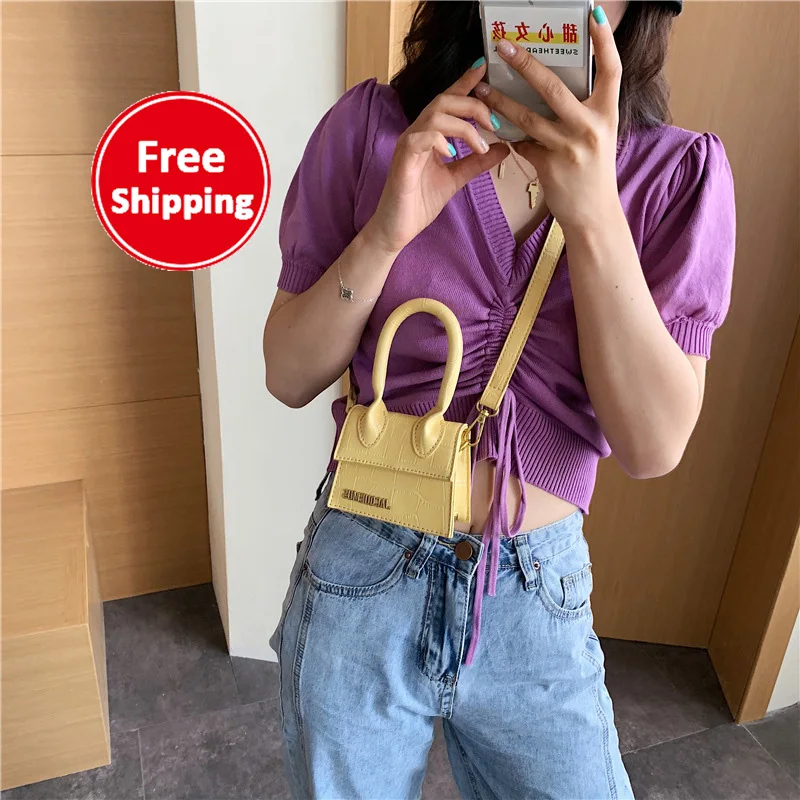 Free shipping 2020 popular new trendy Korean version ins messenger mini fashion one-shoulder handbag, Multi
Free shipping 2020 popular new trendy Korean version ins messenger mini fashion one-shoulder handbag, Multi